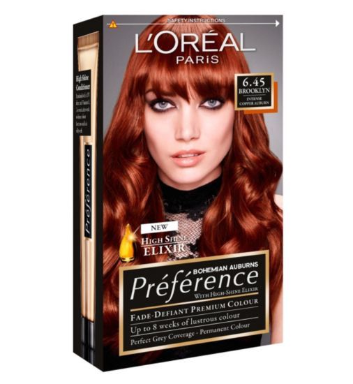 Preference Infinia Hair Dye, Brooklyn Intense Copper Auburn