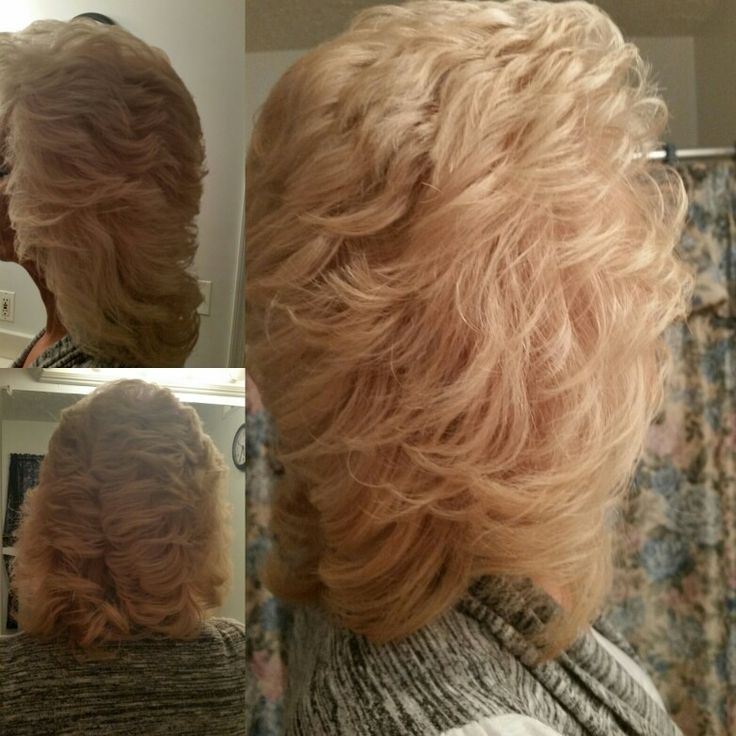 Shoulder Length Feathered Hair