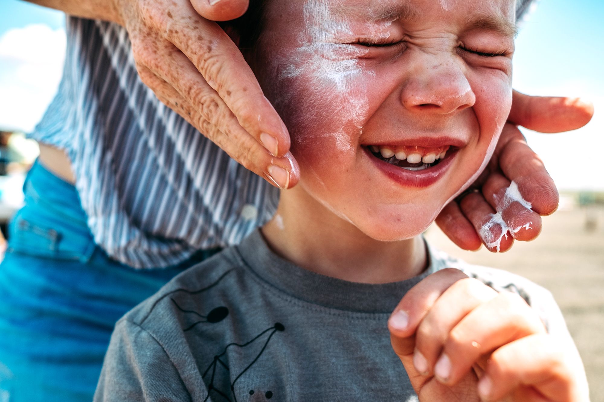 Sunscreen On Kids